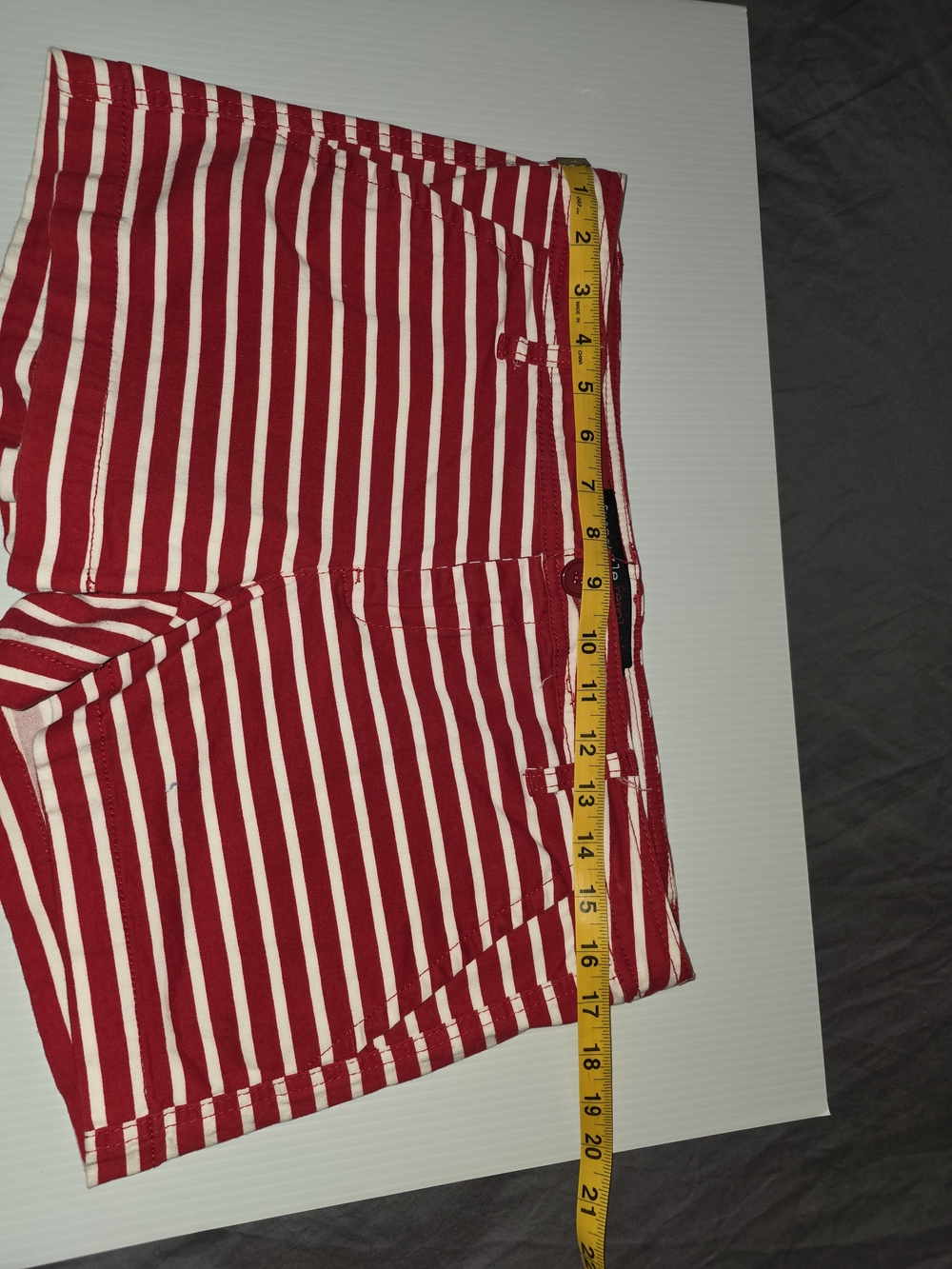 Freestyle Revolution Red and White Striped Kids Shorts
